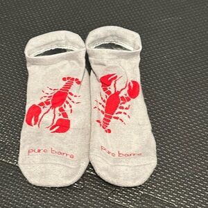Pure Barre Socks-size Medium -Lobsters